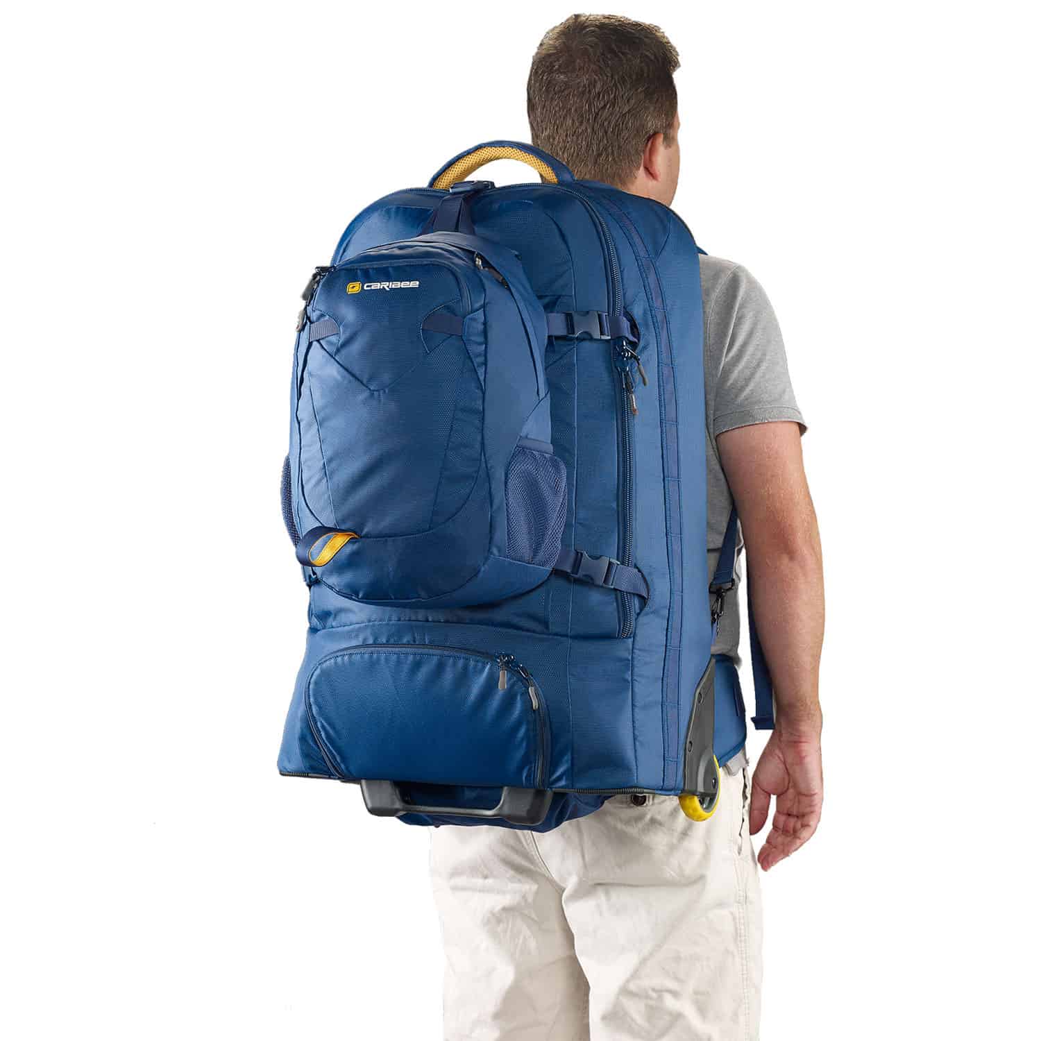 Daypack Backpack Wheeled Trolley Caribee Fast Track 85 Liter