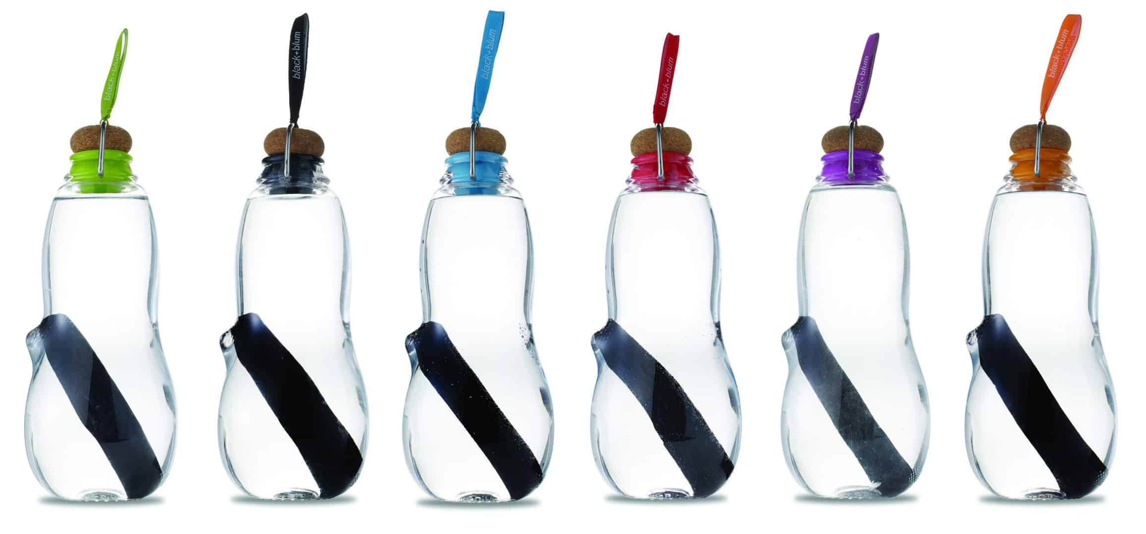 Water Bottle Clean Black + Blum EAU GOOD Charcoal