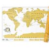 Luckies Scratch Map Original Personalised World Map