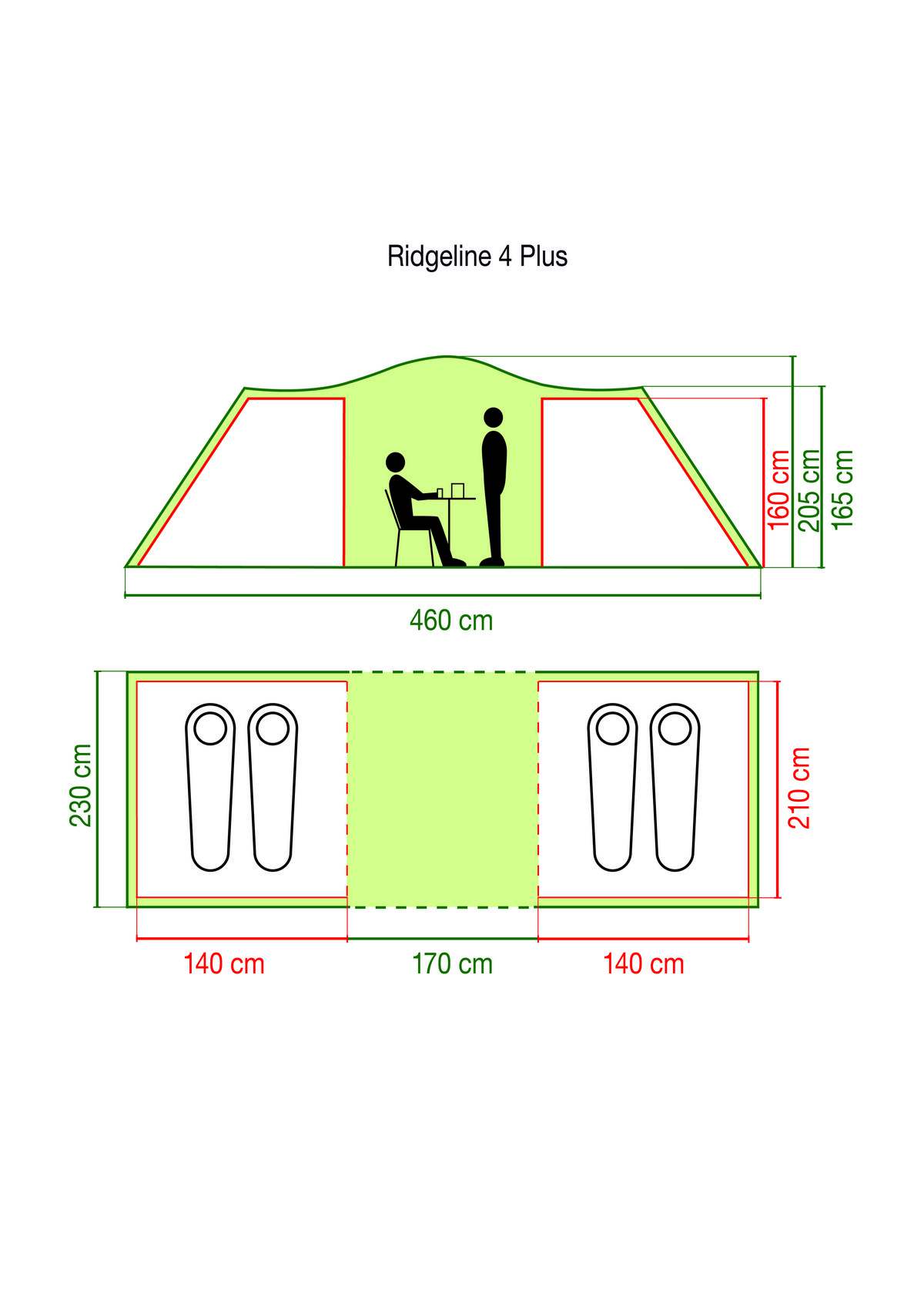 Coleman Ridgeline Tent 4 Plus Camping