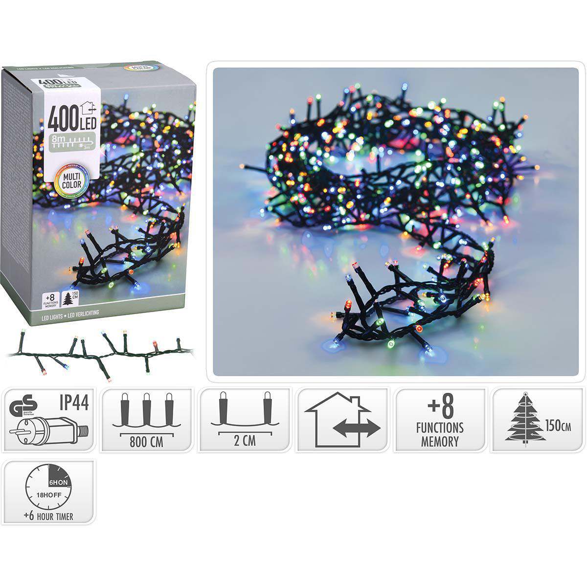 Christmas Bulbs Lights LED Multi Colour Nedis