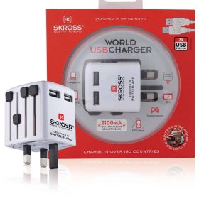 Travel Adapter USB World Skross
