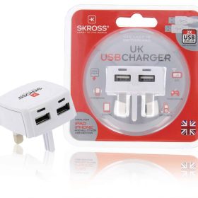 Travel Adapter UK USB Skross