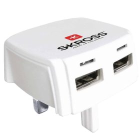Travel Adapter UK USB Skross