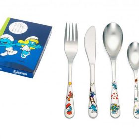 Children Cutlery Zilverstad Smurfs