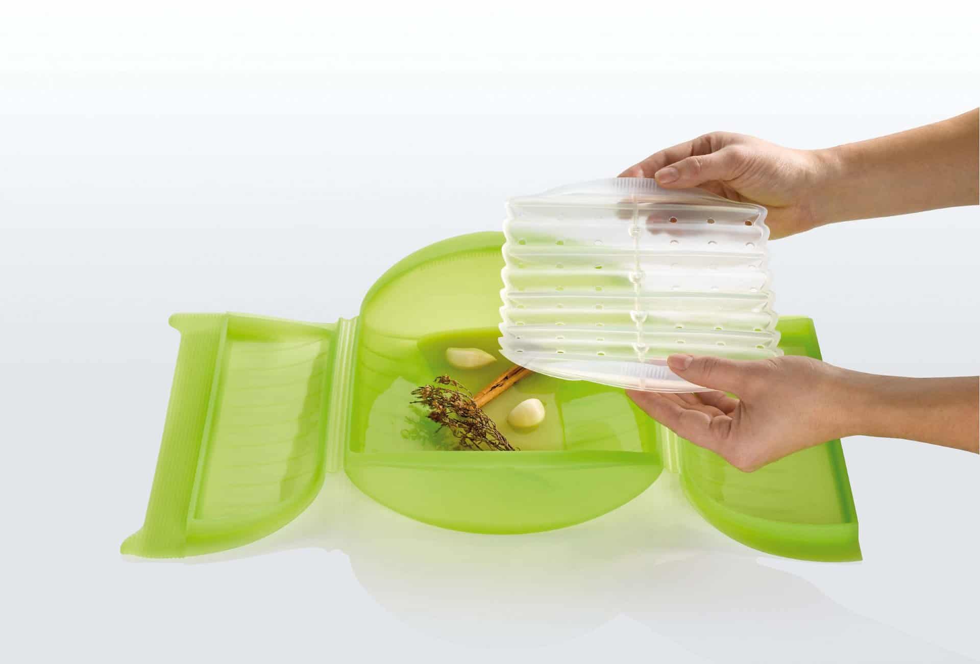 Healhty Eating Steamer Cooker Microwave Lekue