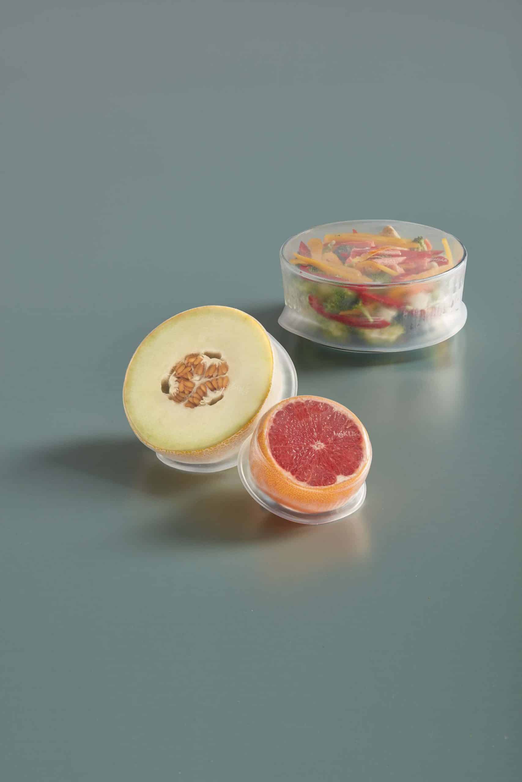 Healthy Reuse Bags Silicone Lids Kit Lekue
