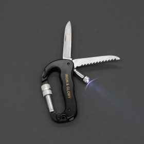 Carabiner Multi tool Iron Glory Always Ready
