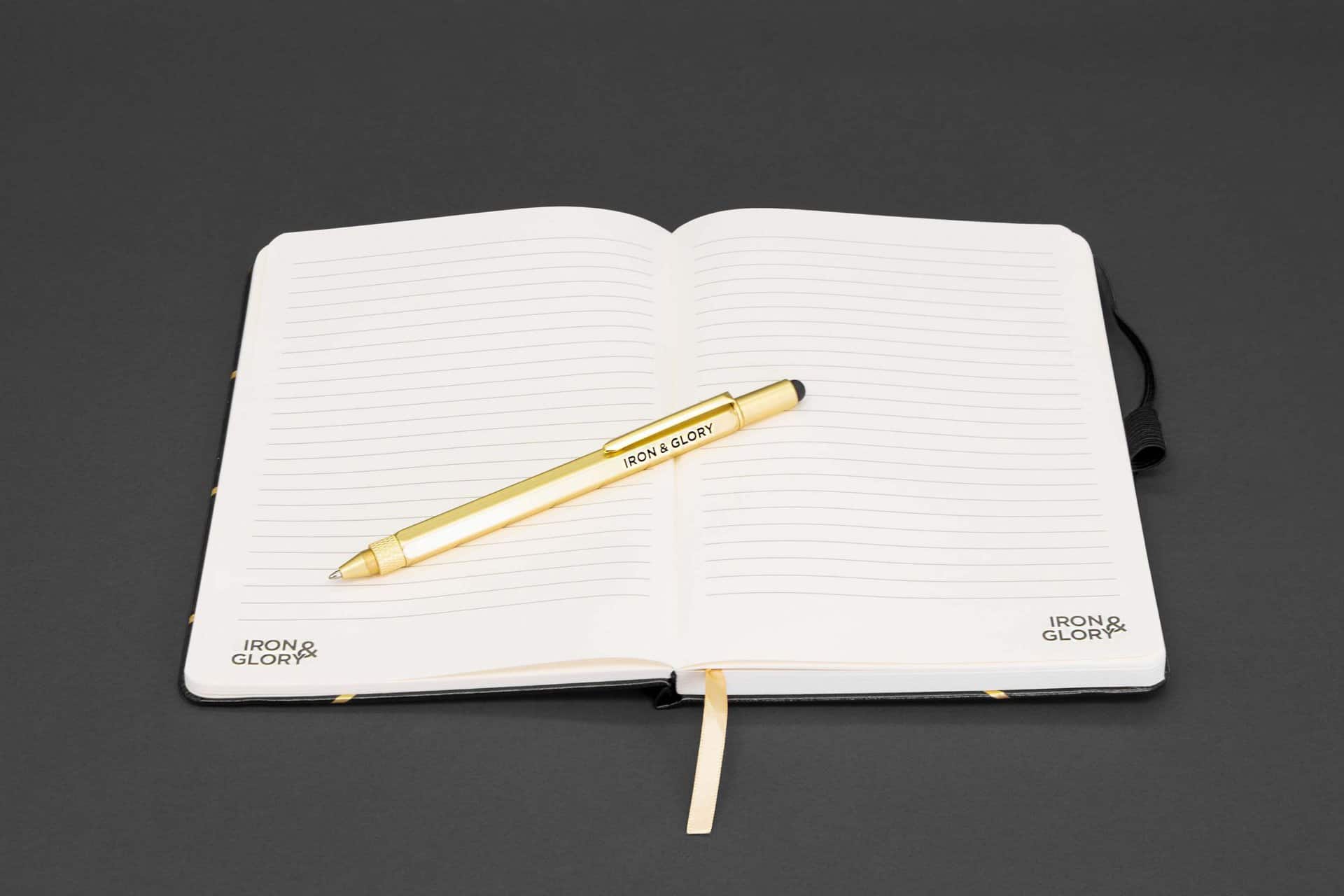 Notebook Pen Set Make it Happen Iron Glory