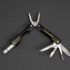Multi Tool LED Tooled UP Silver Black Iron Glory