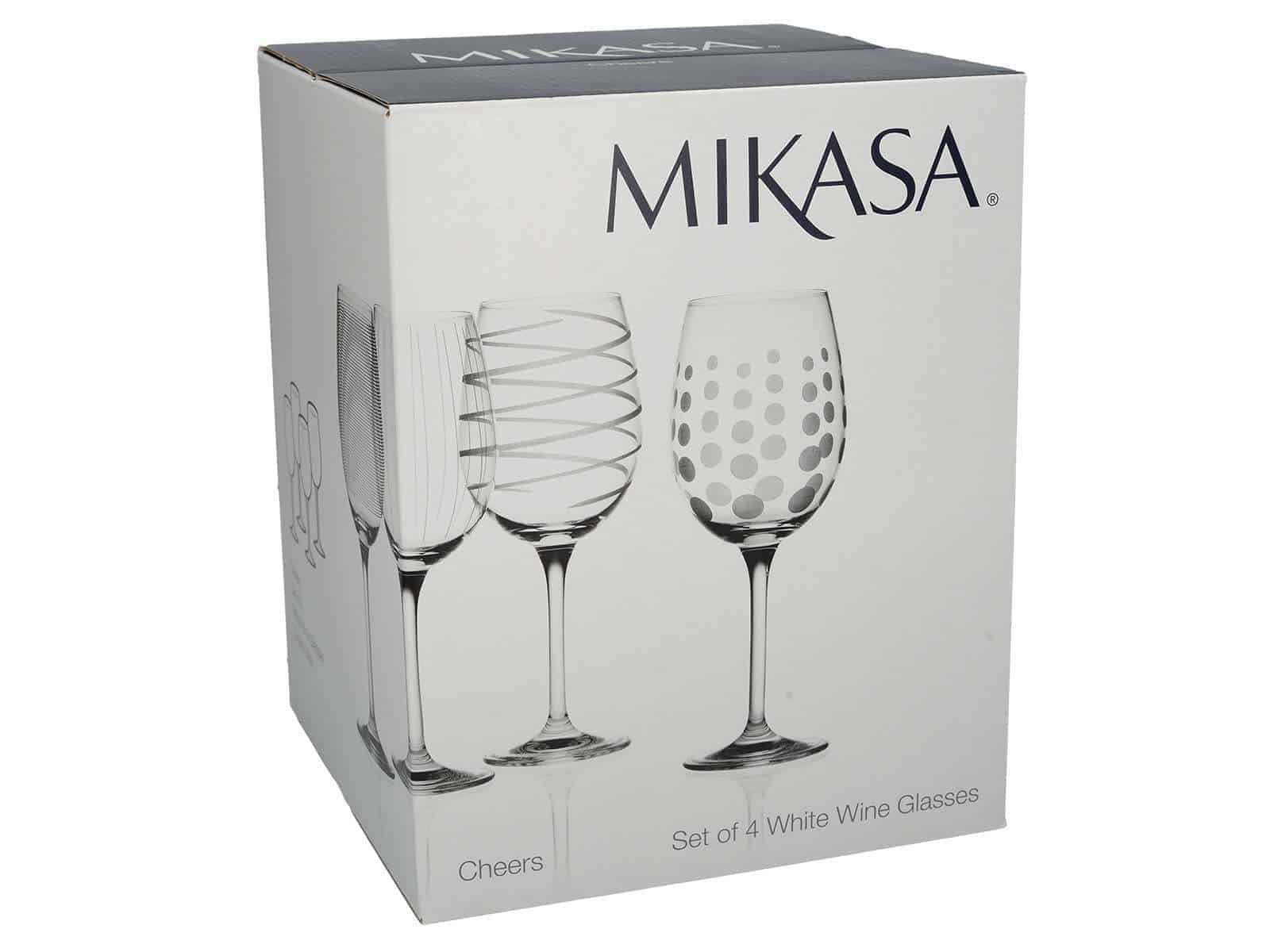 Design Glass Glassware Mikasa White Wine Cheers