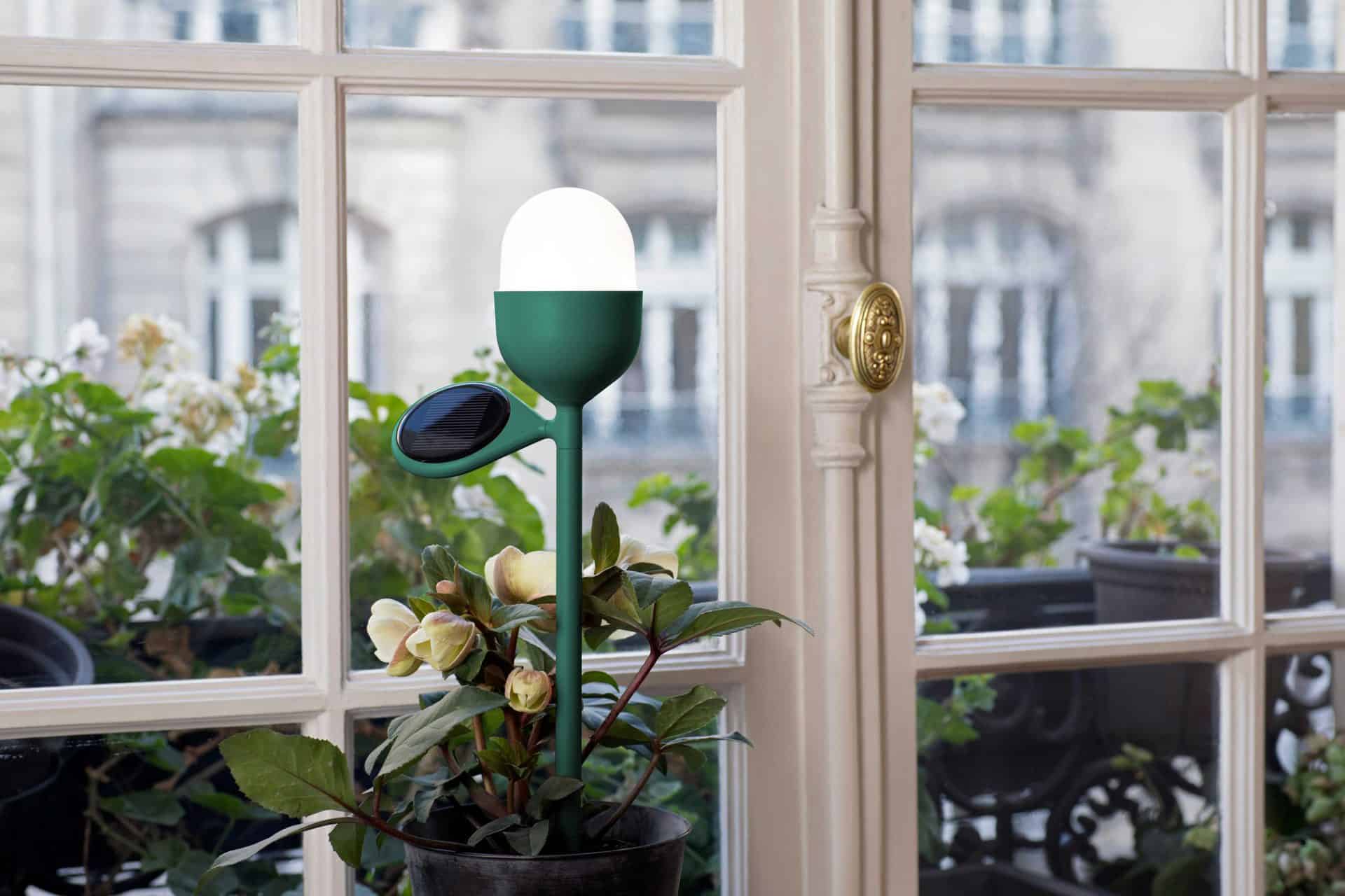 Garden LED Light Sun Powered Lexon Clover Solar