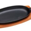 KitchenCraft World of Flavours Oriental Iron Sizzle Platter
