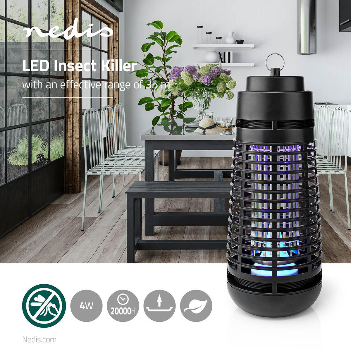 Nedis Mosquito Stop Light Trap 4W - 35m2