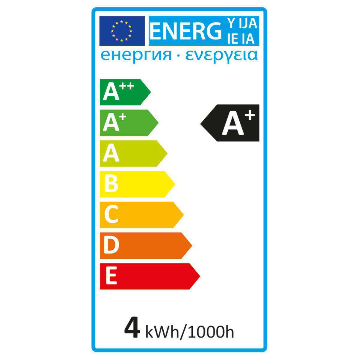 Smart LED Bulb Wifi E14 RGBW Colour 350lm Nedis