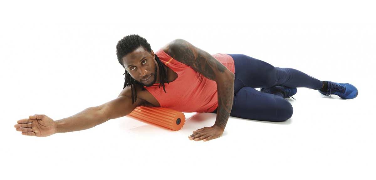 Foam Roller 3-in-1 Orange 46cm Sveltus