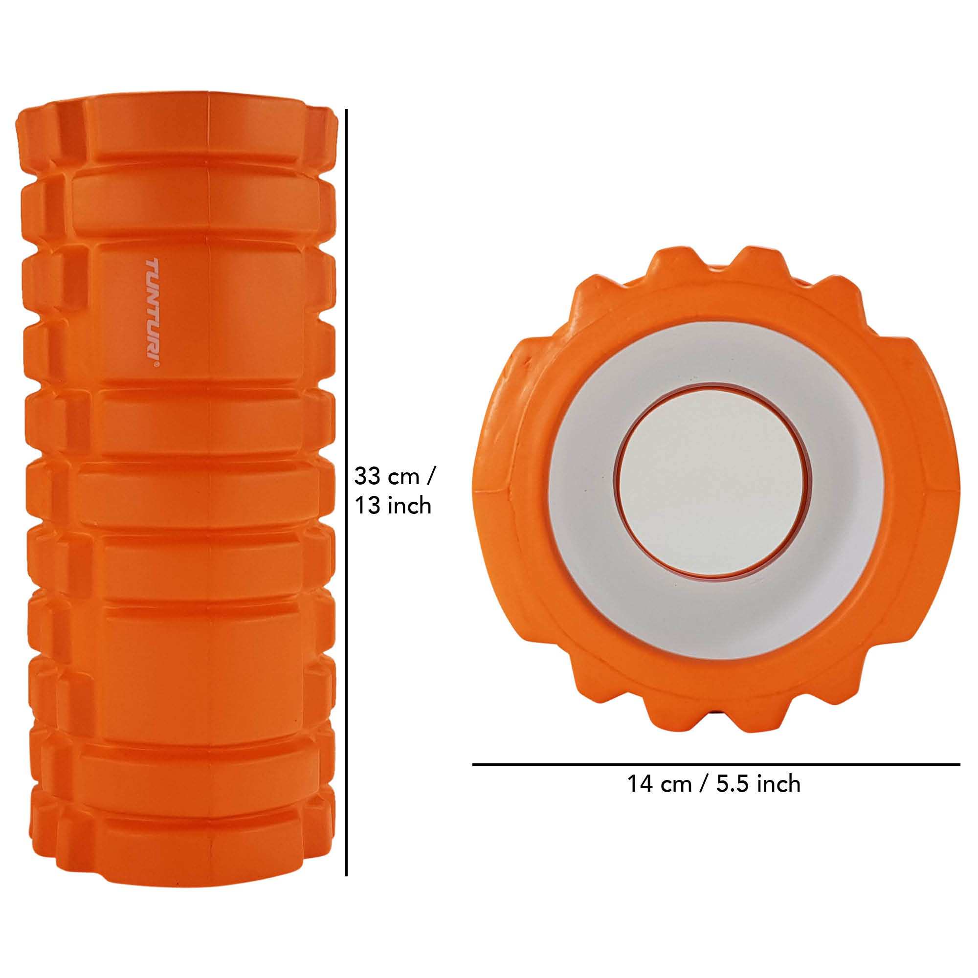 Foam Roller Yoga Grid 33cm Tunturi