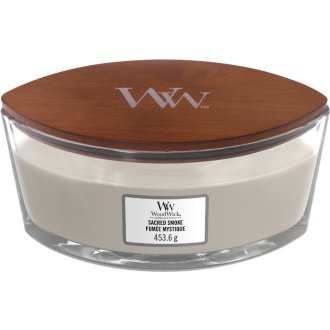 Candle Sacred Smoke Woodwick Ellipse