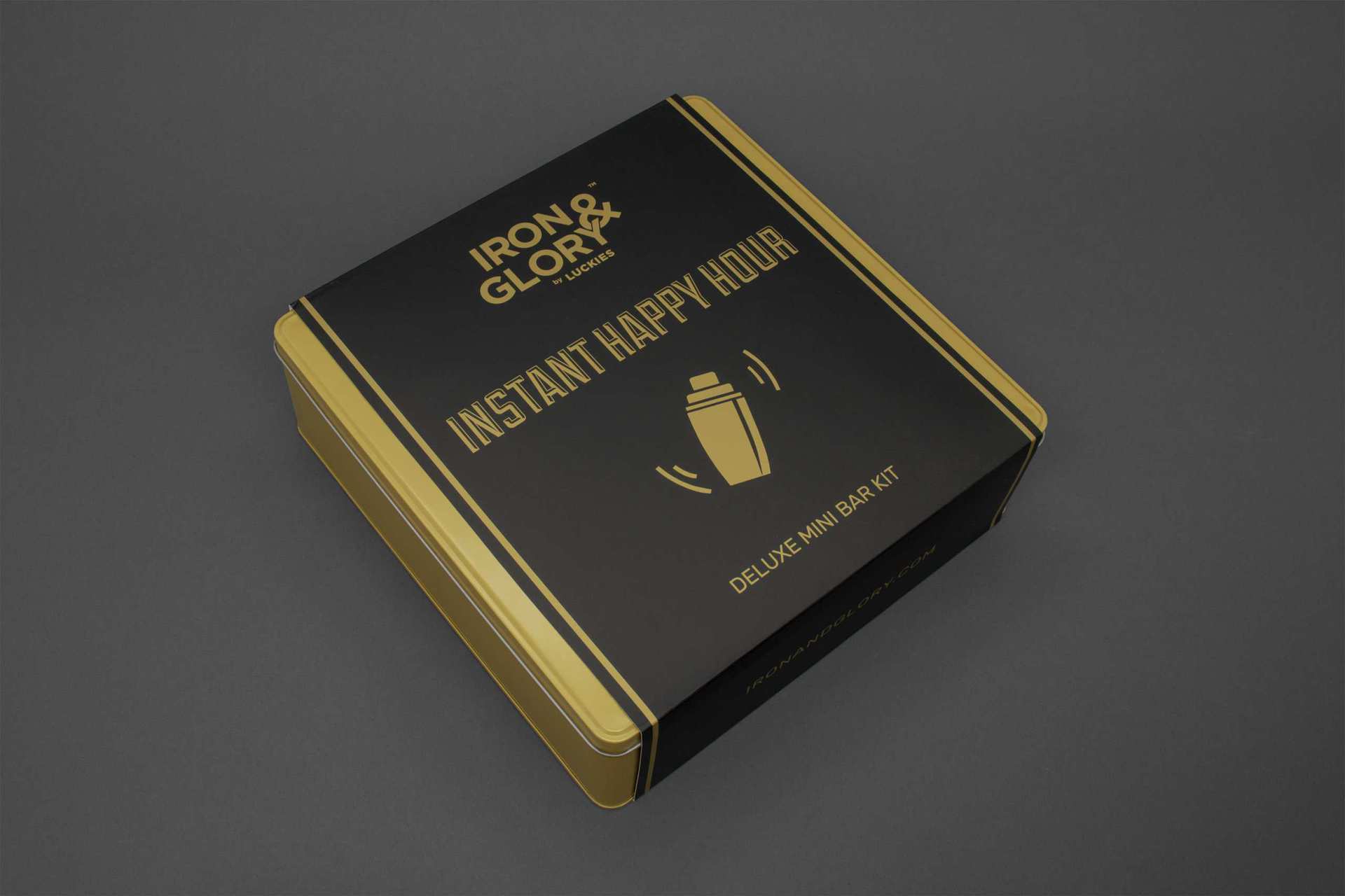 Mini Home Bar Kit Deluxe Iron Glory Instant Happy Hour