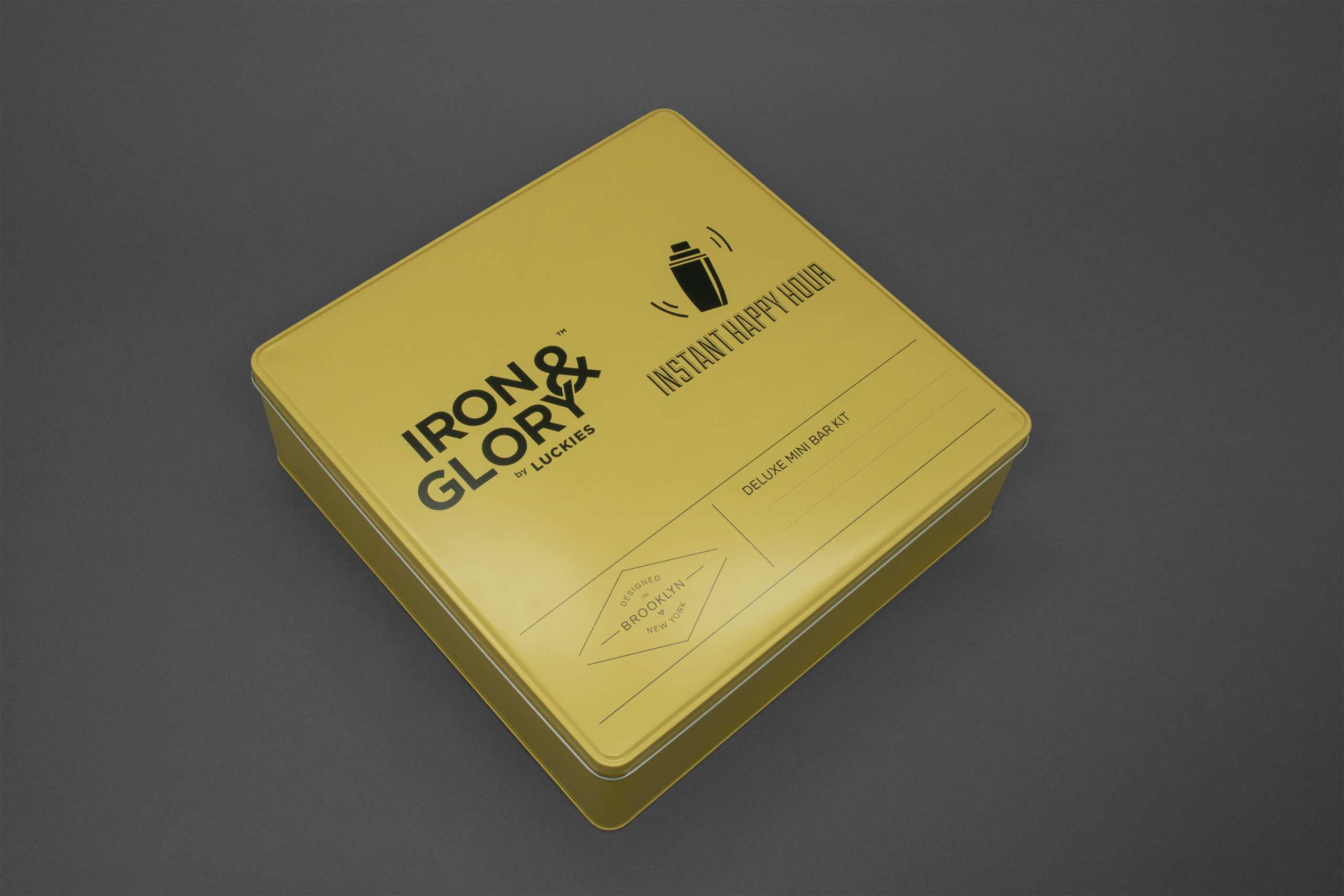 Mini Home Bar Kit Deluxe Iron Glory Instant Happy Hour