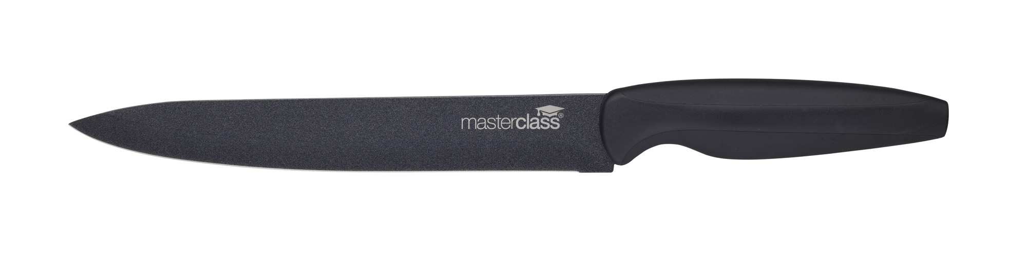Black Kitchen Knife Set Stand MasterClass Agudo