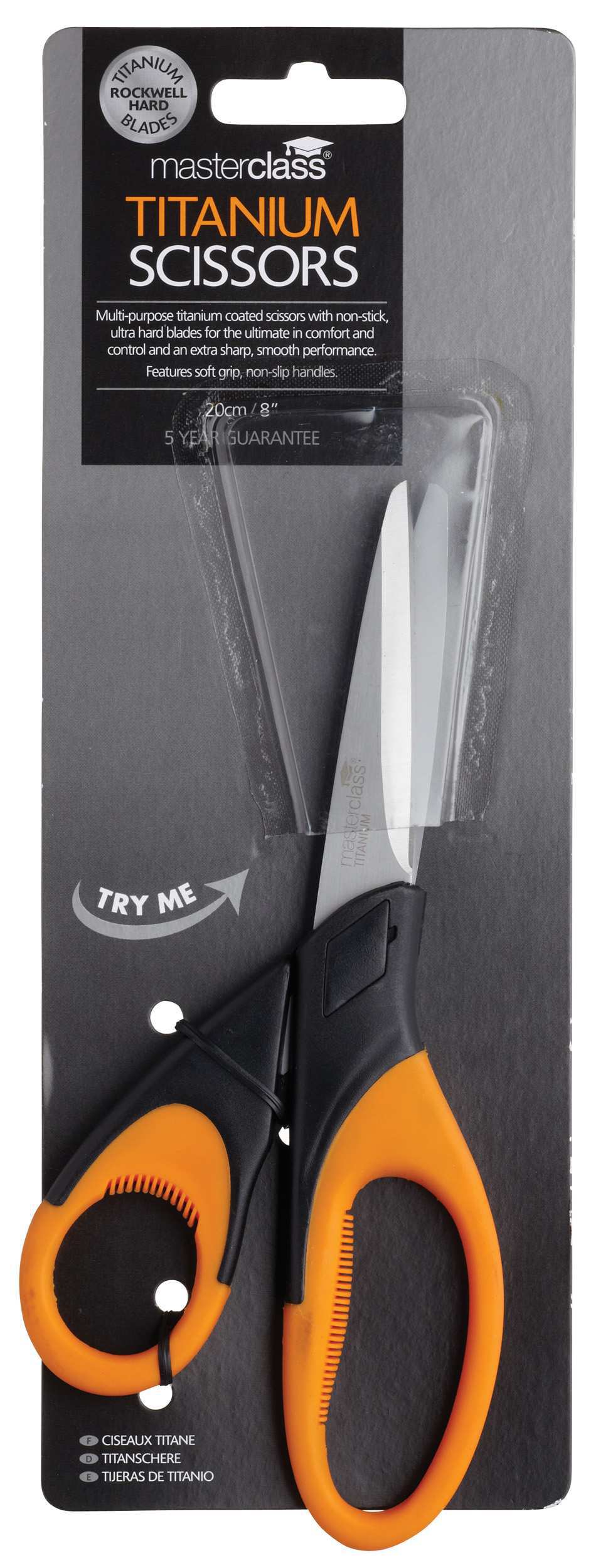 MasterClass Easy Grip 25cm Multi-Purpose Scissors - Image 2
