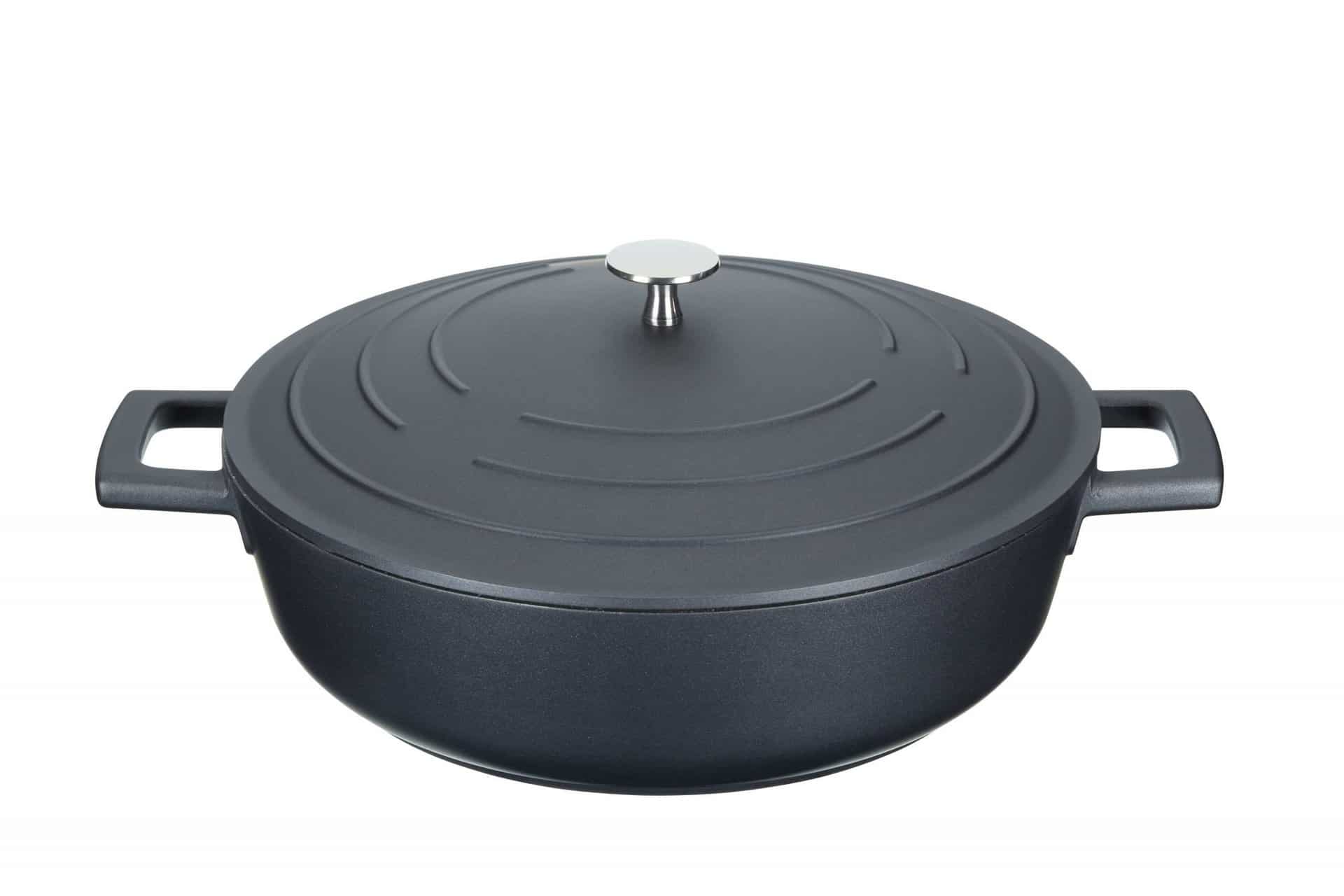 Casserole Aluminium Cast Shallow 4 liters MasterClass
