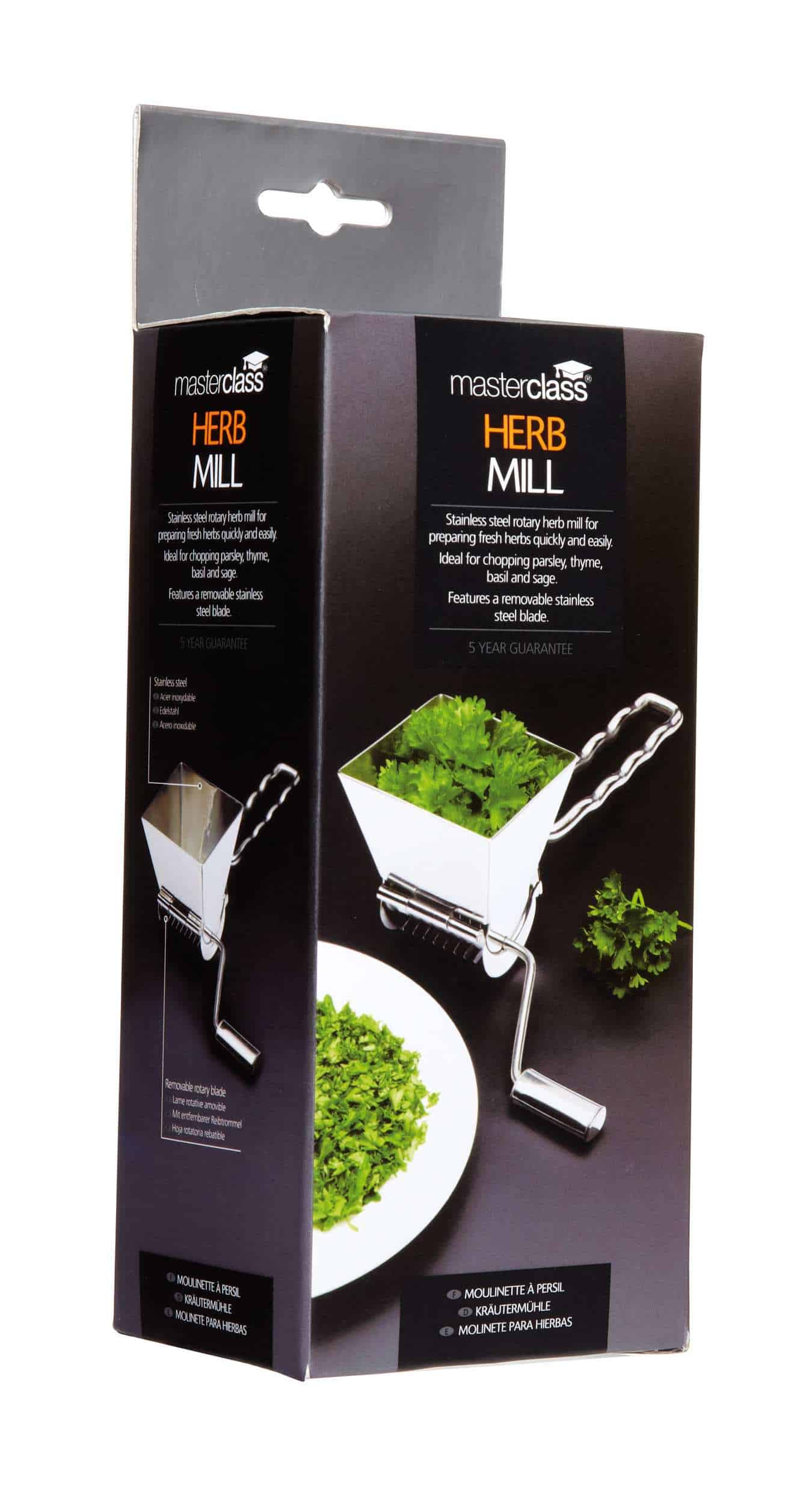 Herbs Mill Cutter Mint Stainless Steel MasterClass