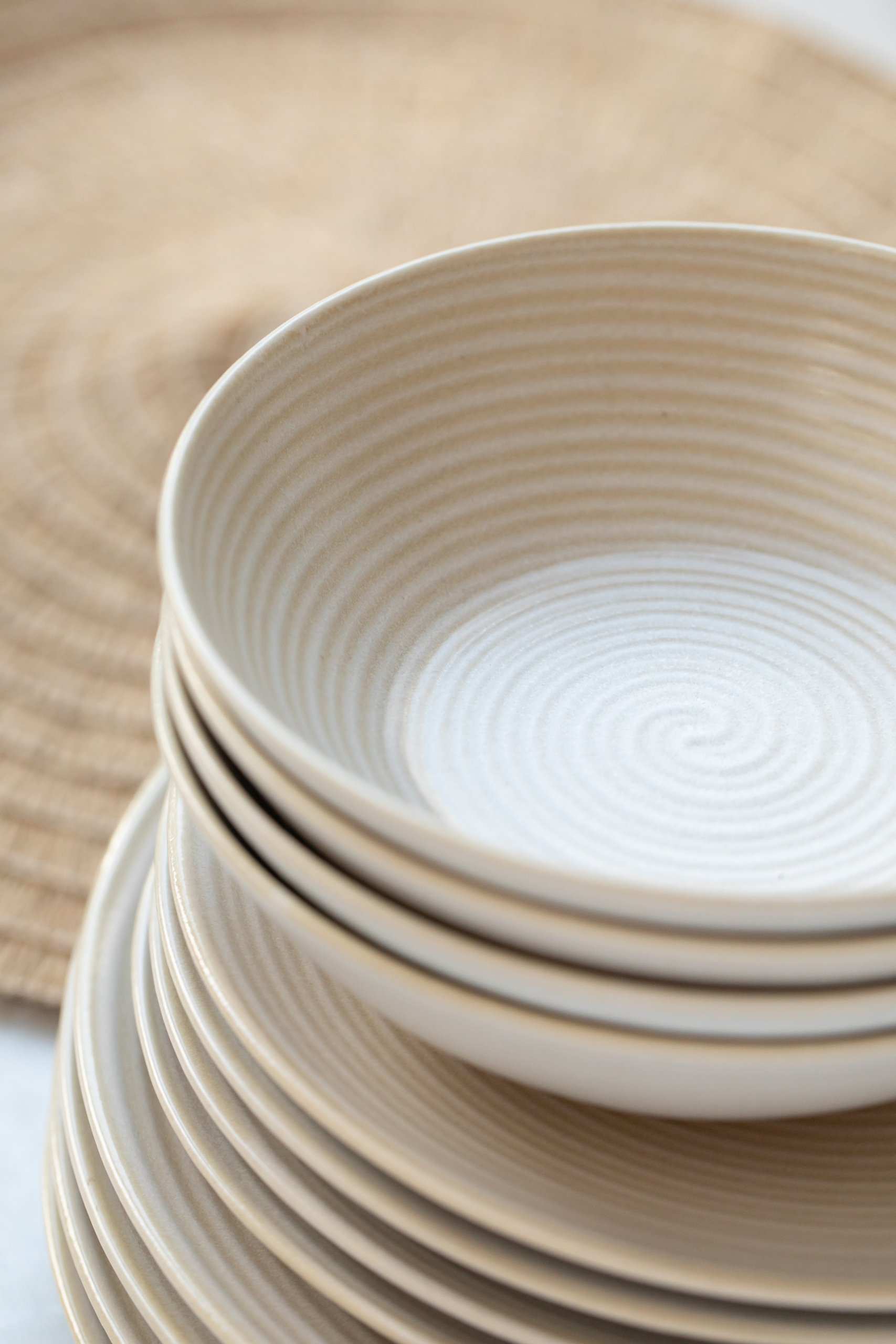 Stoneware Off White Dinner Set Tableware Mikasa Set