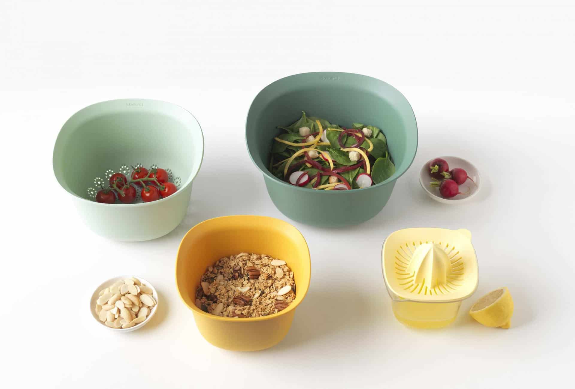 Kitchen Colander Set Mixing Bowl Brabantia Colour Tasty +