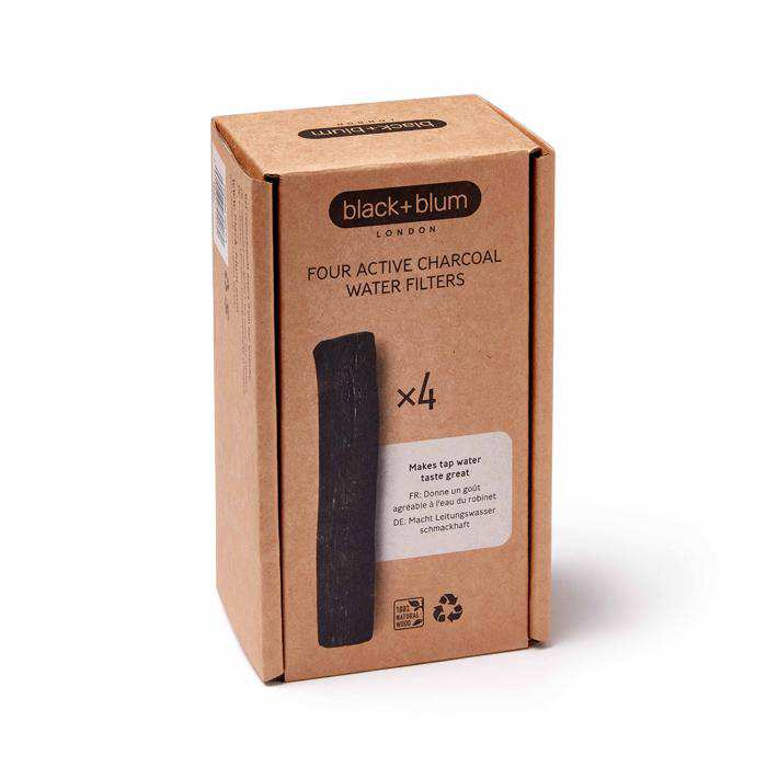 Charcoal Water Filter Black Blum
