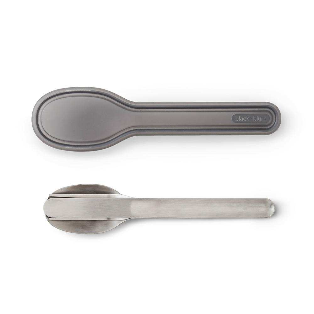 Stainless Steel Cutlery Set To Go Lunch Black Blum