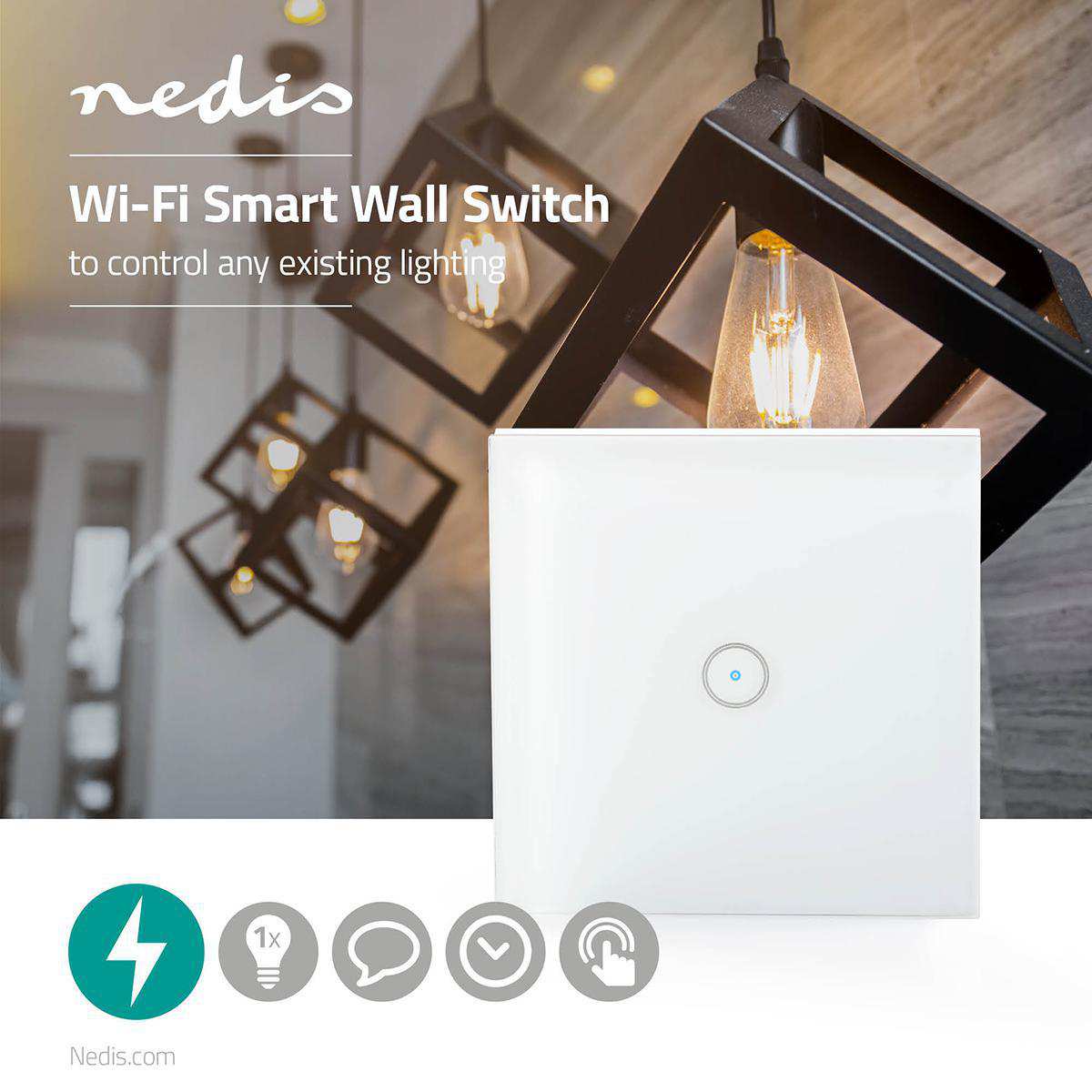 Nedis Wi-Fi Smartlife Single Wall Switch - Image 7