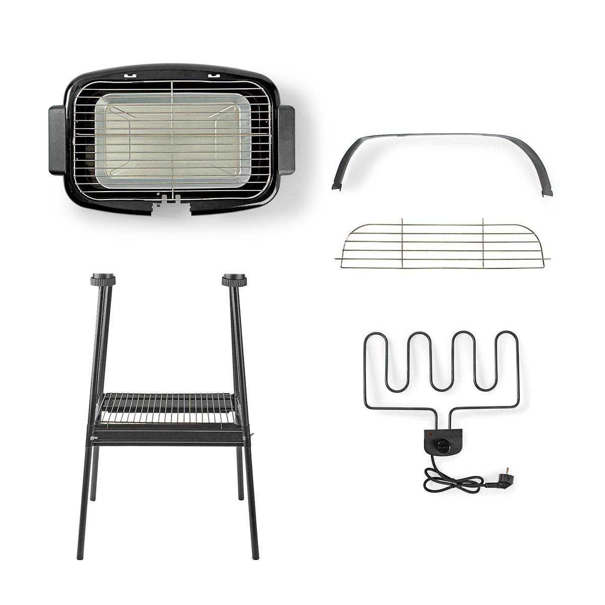 Nedis Electric Table BBQ Grill with Stand