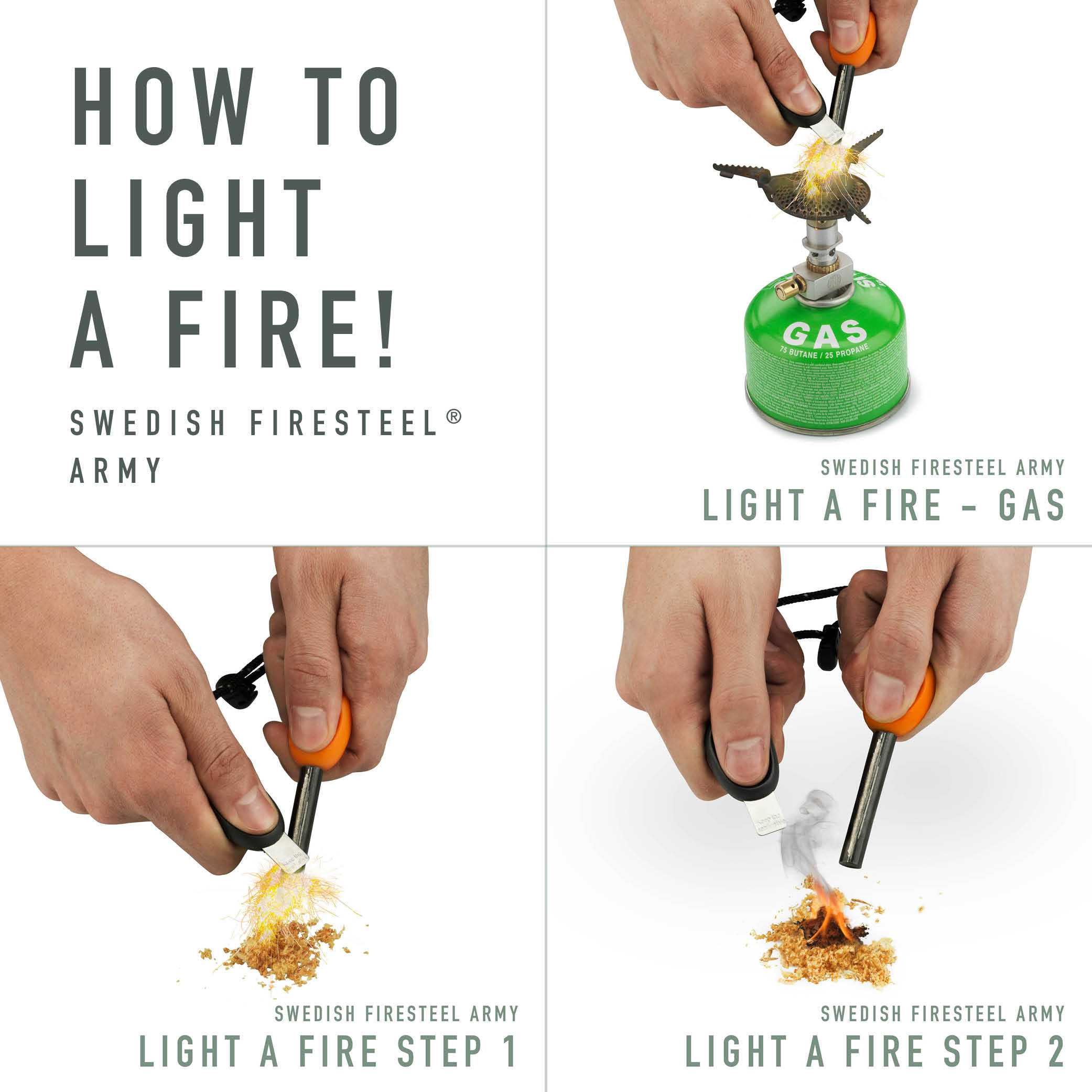 Light My Fire FireSteel BIO Army 2in1