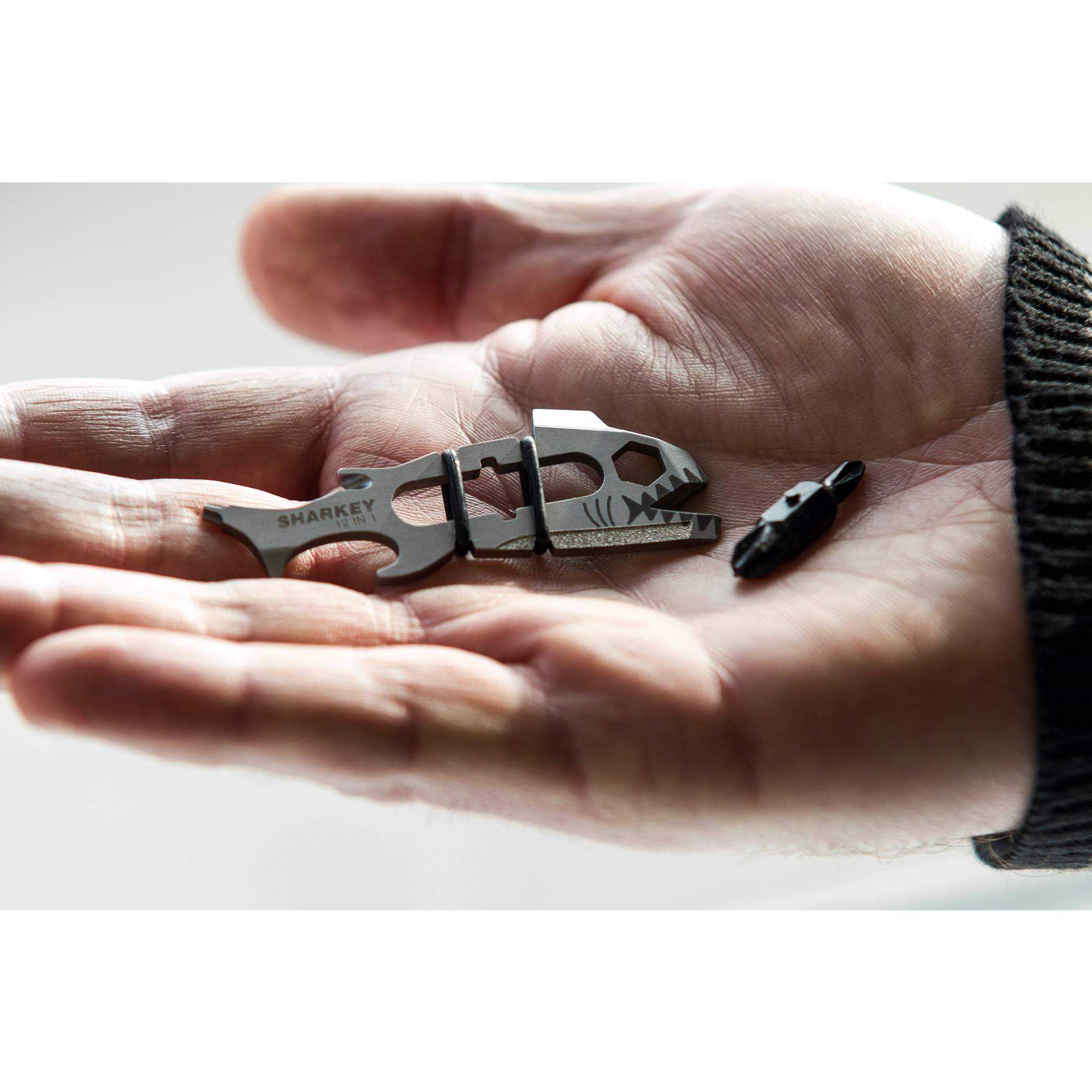 True Utility Sharkey Bite Size Multitool Keyring Packaging