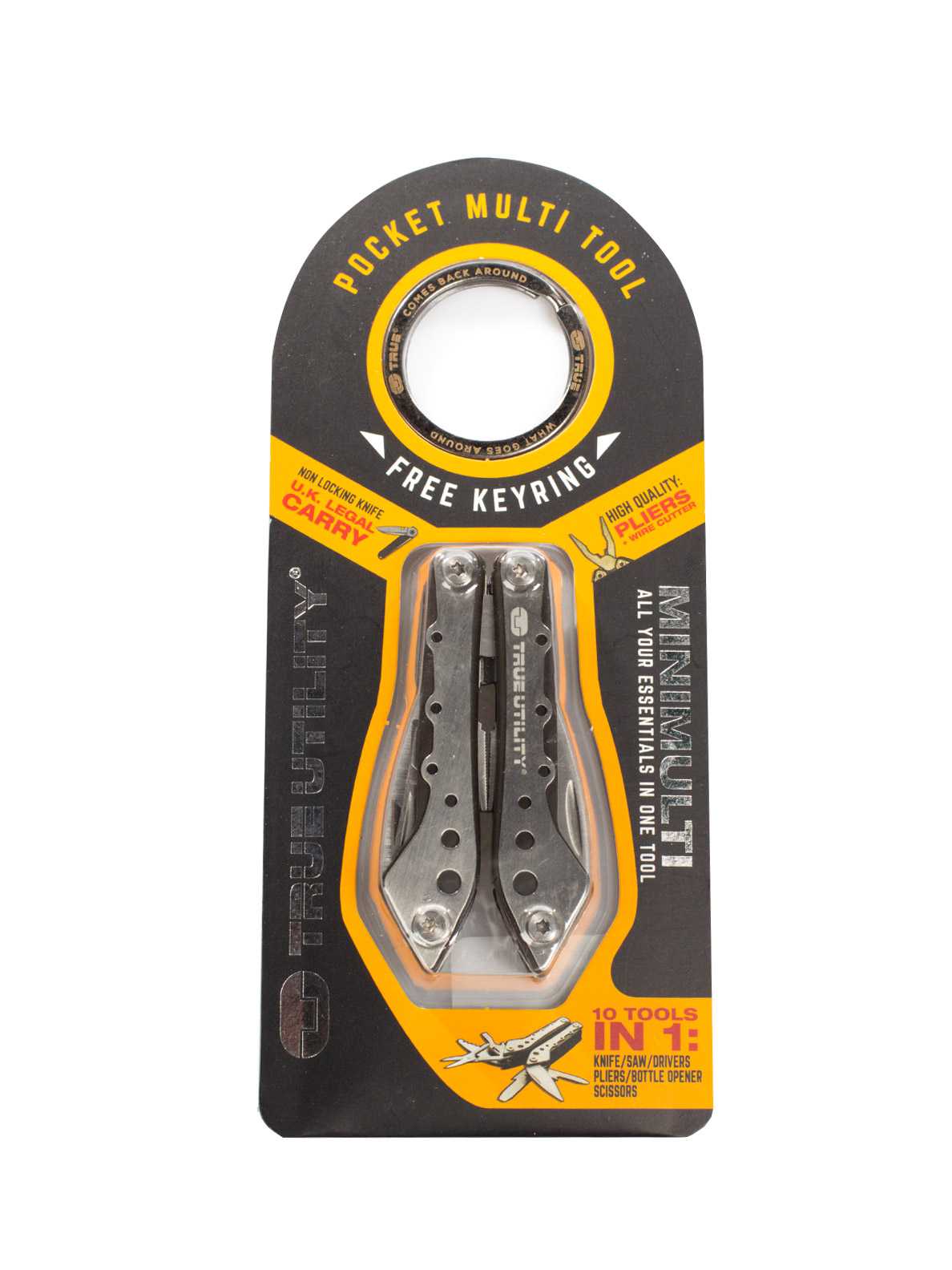 True Utility MiniMulti Essentials Keyring Packaging