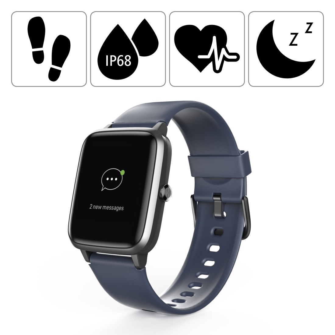 HAMA Fit Watch 4900 Smartwatch Waterproof