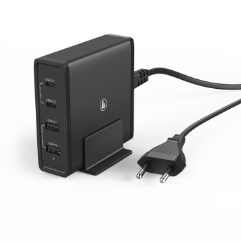 Hama Charging Station 65W 2 x PD USB-C, 2 x USB-A