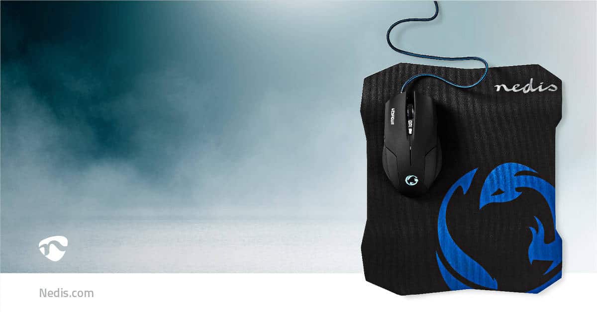 Nedis Gaming Mouse & Mouse Pad Set