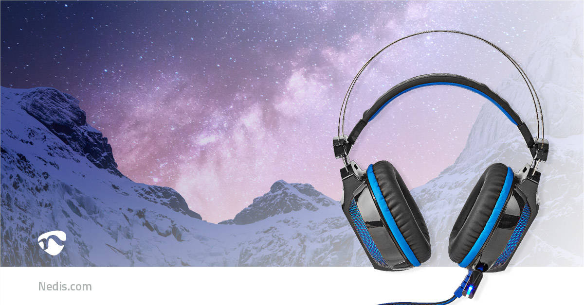 Nedis Gaming Headset – Over-ear – Surround – Micrphone