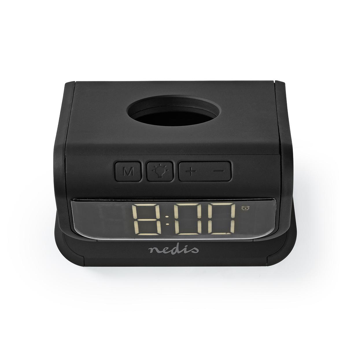 Nedis Alarm Clock with QI Wireless Charging