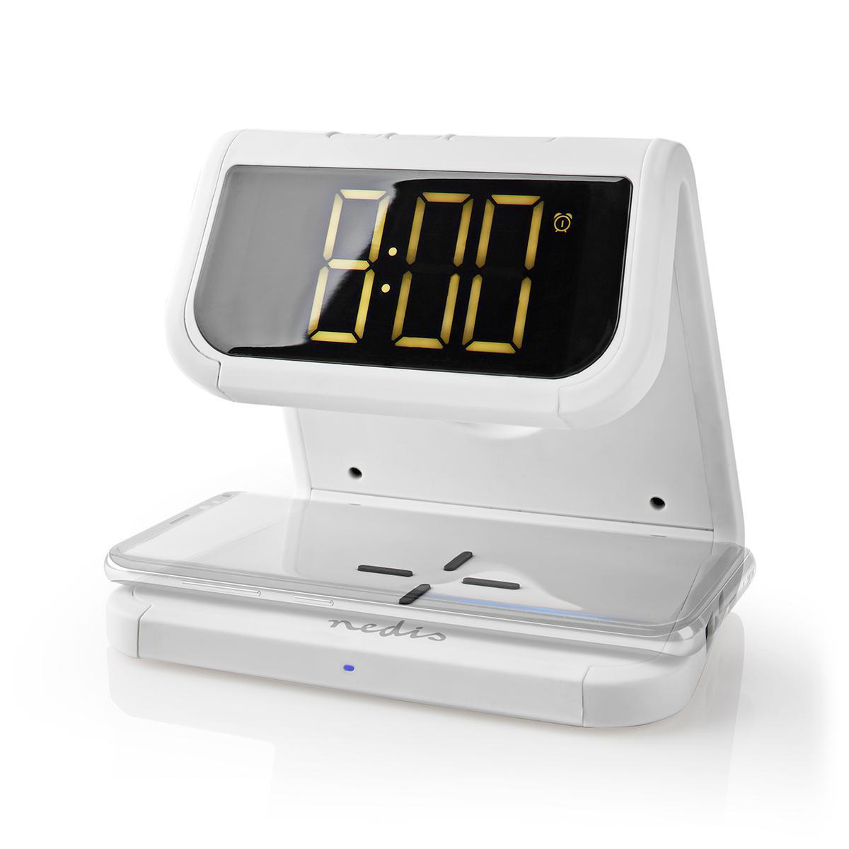 Nedis Alarm Clock with QI Wireless Charging