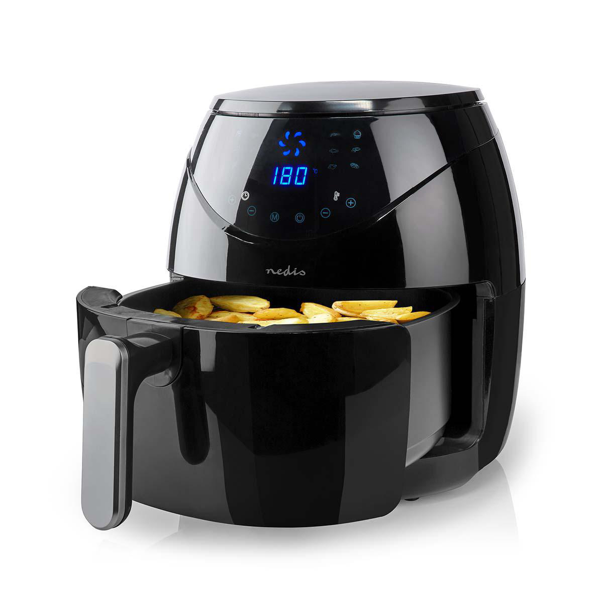 Nedis Hot Air Fryer 6.5L – Timer 60min Digital