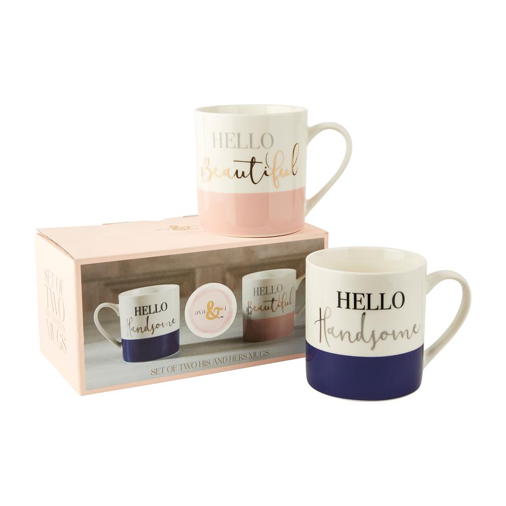 Creative Tops Ava & I His And Hers Set Of 2 Can Mugs