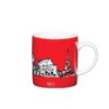 KitchenCraft 80ml Porcelain Paris Espresso Cup