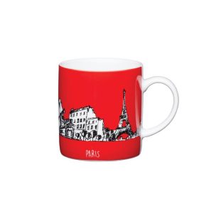 KitchenCraft 80ml Porcelain Paris Espresso Cup