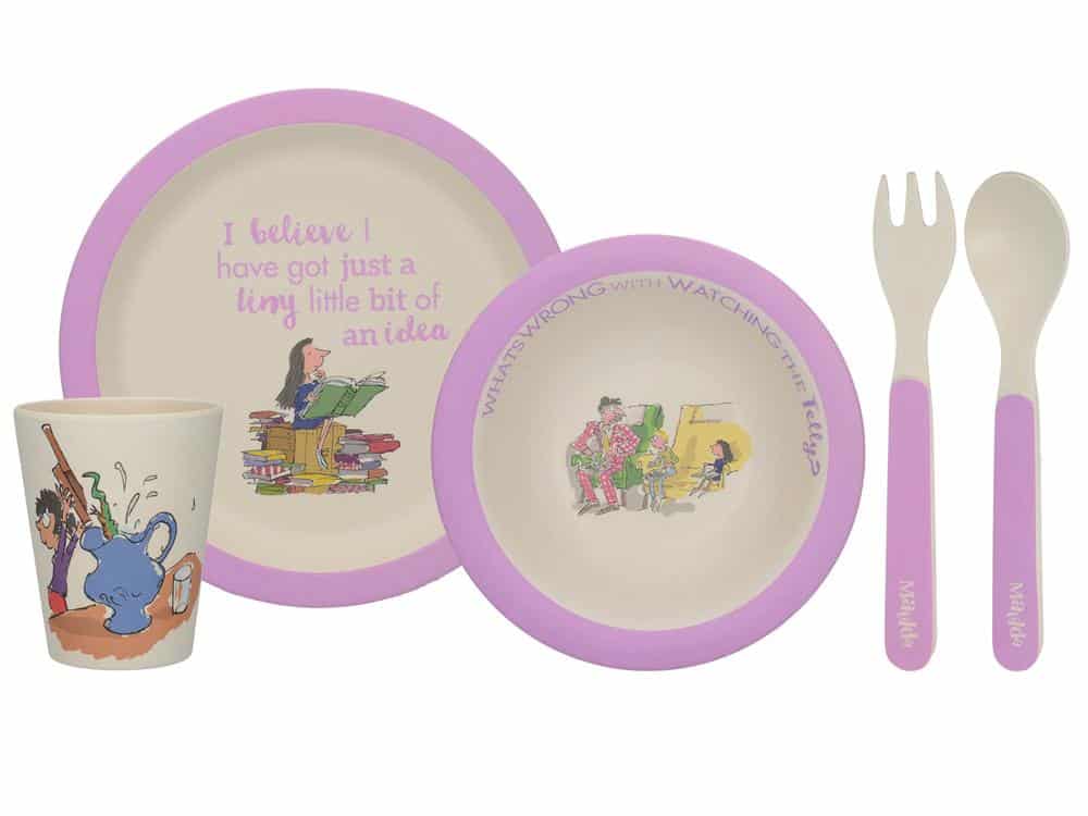 Roald Dahl Bamboo Dinner Set Matilda