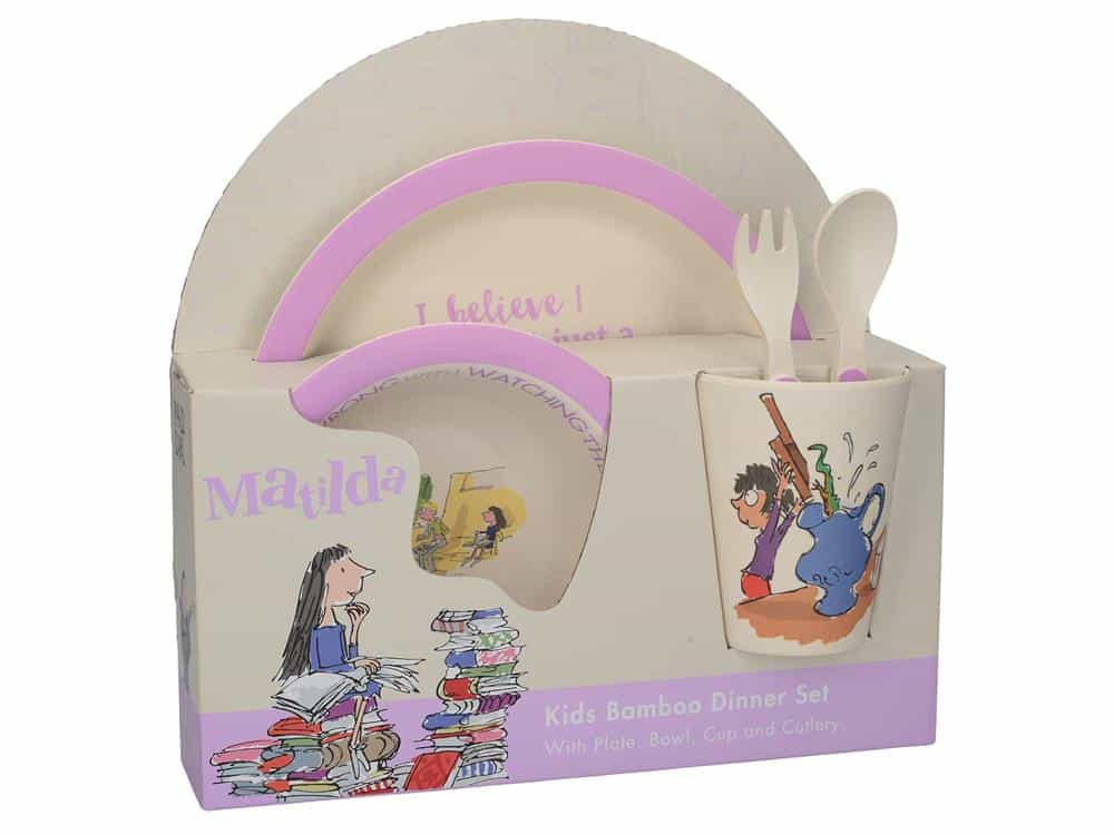 Roald Dahl Bamboo Dinner Set Matilda
