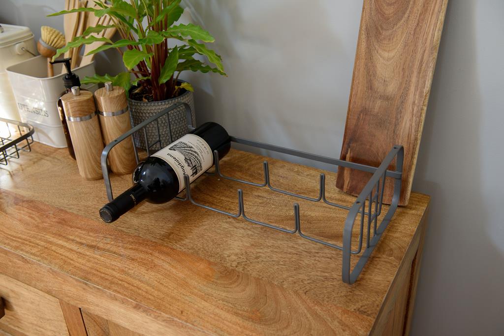 Living Nostalgia Stackable Wine Rack for 4 Bottles